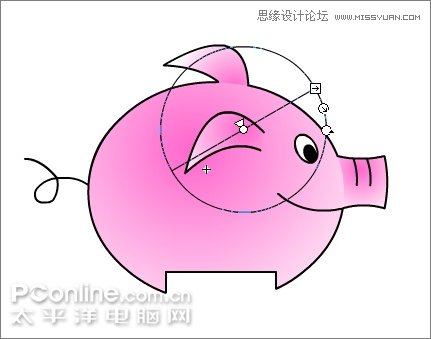 Flash制作有趣的親嘴豬動畫教程