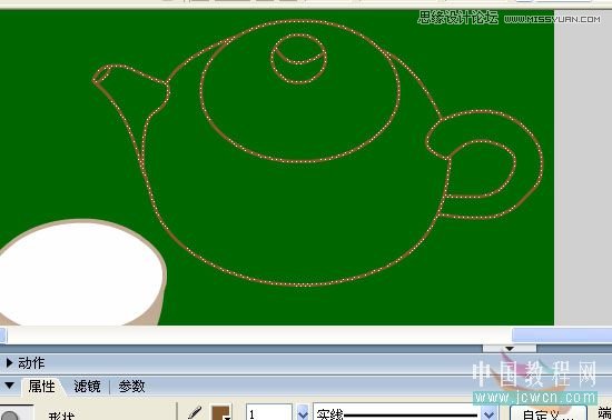 Flash教你制作悠閑來喝茶動畫教程