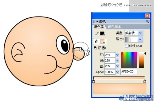 Flash制作可愛吹泡泡動畫效果教程
