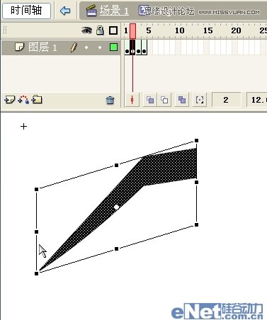 Flash教你如何制作蝙蝠在月夜里飛翔