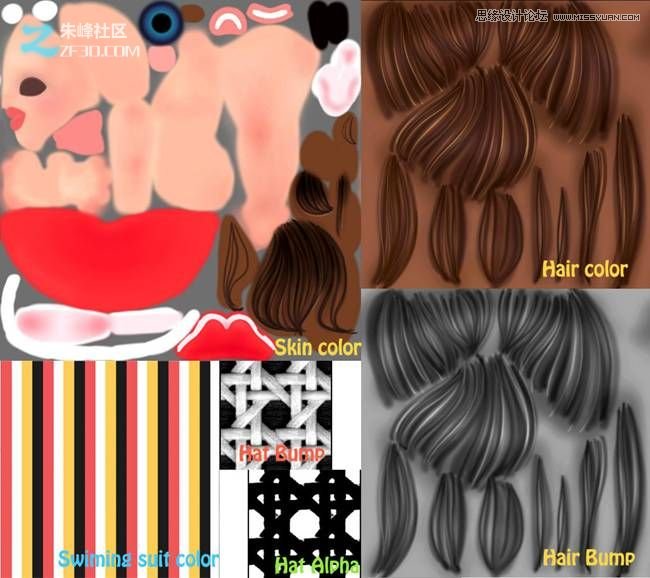 MAYA和MODO制作盛夏海邊唯美的女孩