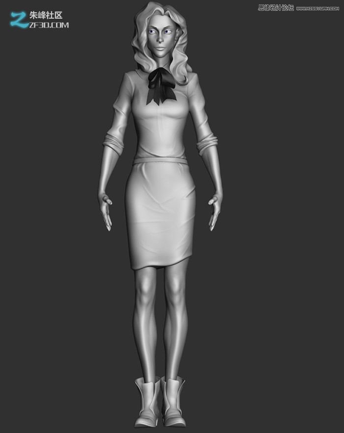 MAYA結(jié)合ZBRUSH制作美女殺手CG人物