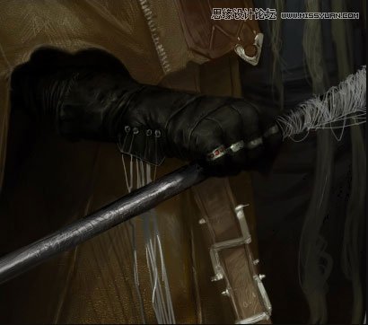 Painter繪制準備拿著斧頭的男巫教程