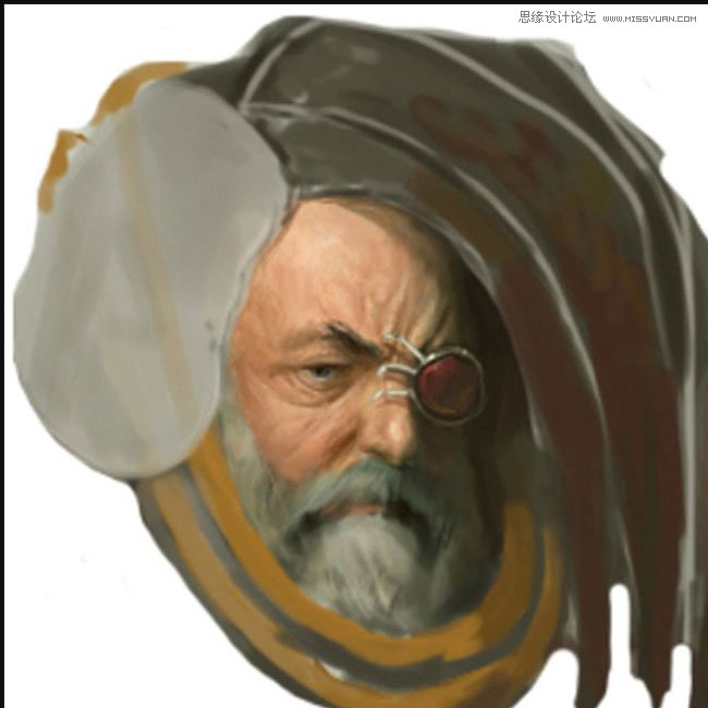 Painter繪制準備拿著斧頭的男巫教程