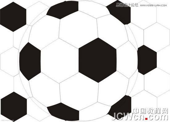 CorelDRAW巧用魚(yú)眼工具運(yùn)用制作足球技巧