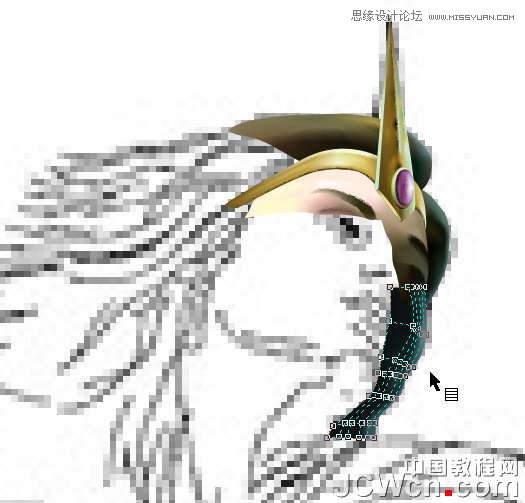 CorelDRAW巧用網格工具繪制惡魔谷插畫