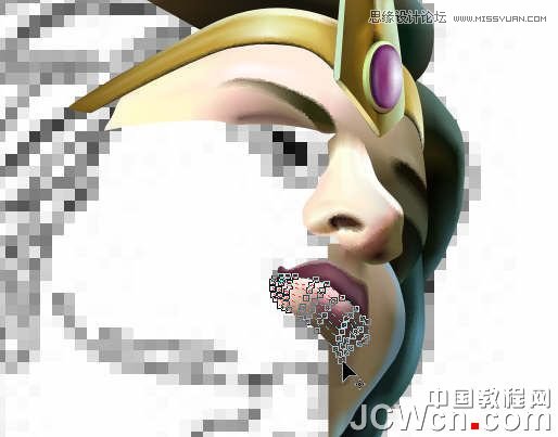 CorelDRAW巧用網格工具繪制惡魔谷插畫