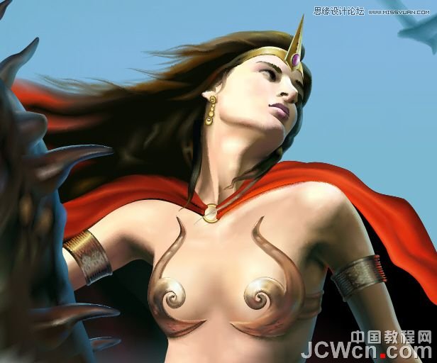 CorelDRAW巧用網格工具繪制惡魔谷插畫