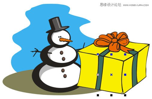 CorelDRAW制作圣誕節賀卡教程