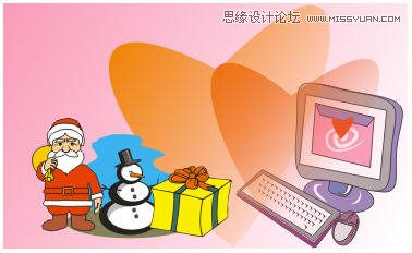 CorelDRAW制作圣誕節賀卡教程