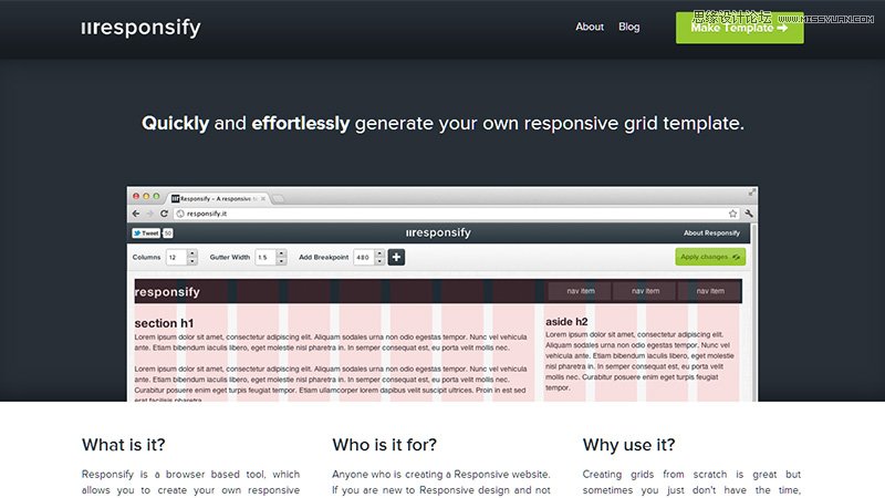 40款為響應(yīng)式網(wǎng)站而生的柵格神器分享