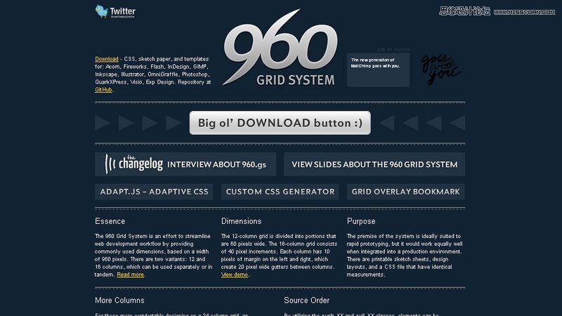 40款為響應(yīng)式網(wǎng)站而生的柵格神器分享