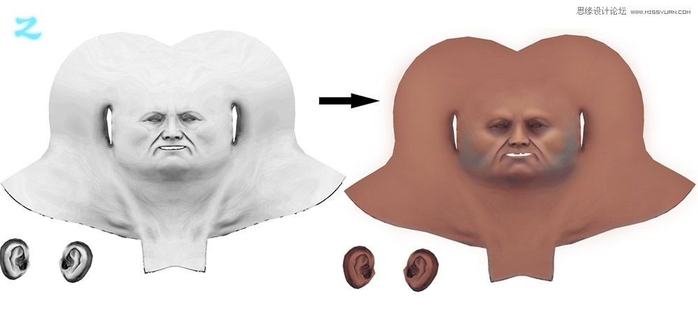 3dmax制作歐洲風格的老國王教程