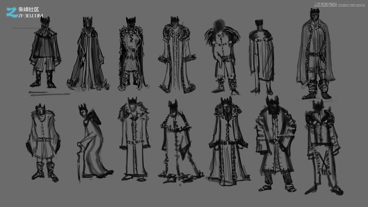 3dmax制作歐洲風格的老國王教程