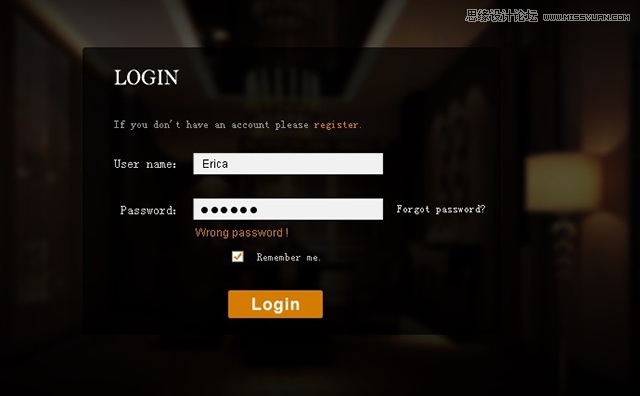 詳細(xì)解析網(wǎng)站登錄界面設(shè)計(jì)心得