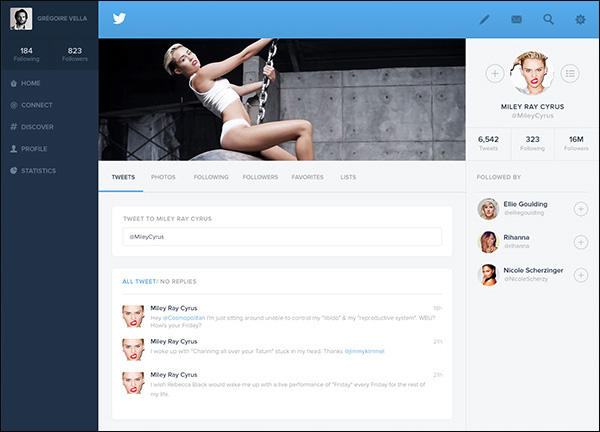 29例主流社交網站的非官方再設計欣賞