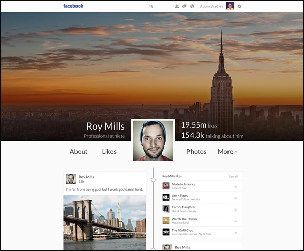 29例主流社交網站的非官方再設計欣賞