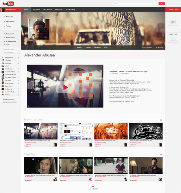 29例主流社交網(wǎng)站的非官方再設(shè)計欣賞