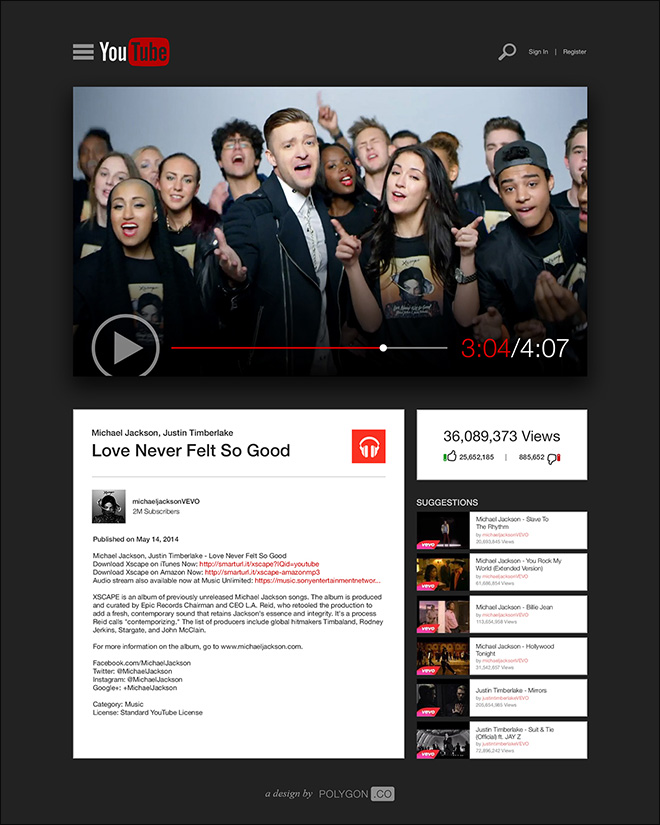 29例主流社交網(wǎng)站的非官方再設(shè)計欣賞