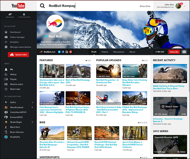 29例主流社交網(wǎng)站的非官方再設(shè)計欣賞