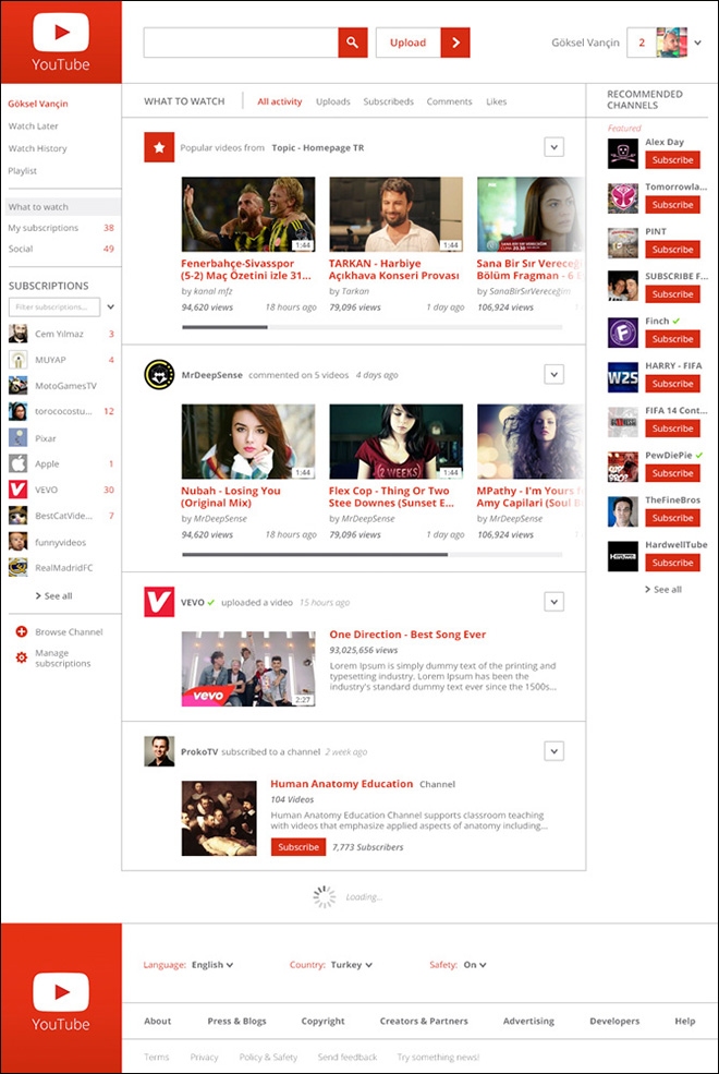 29例主流社交網(wǎng)站的非官方再設(shè)計欣賞