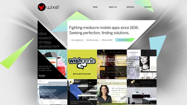 精選國外幾何元素風格的網站設計欣賞