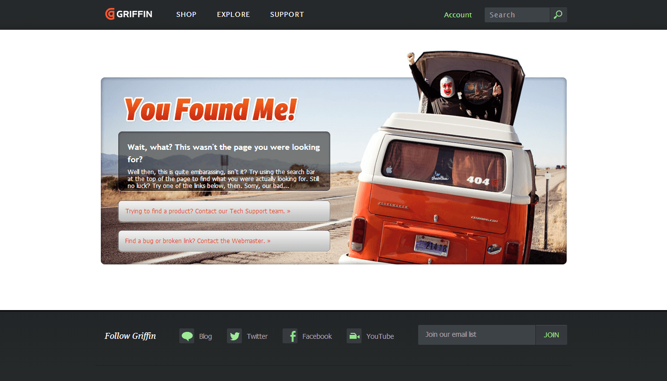 不容錯過的優秀404頁面設計欣賞