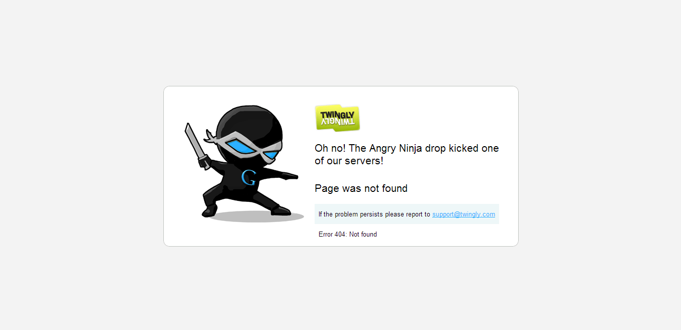 不容錯過的優秀404頁面設計欣賞