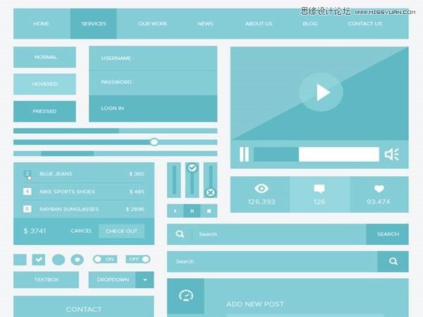 clip_image052 30款精致大氣的的網(wǎng)頁UI套裝模板下載
