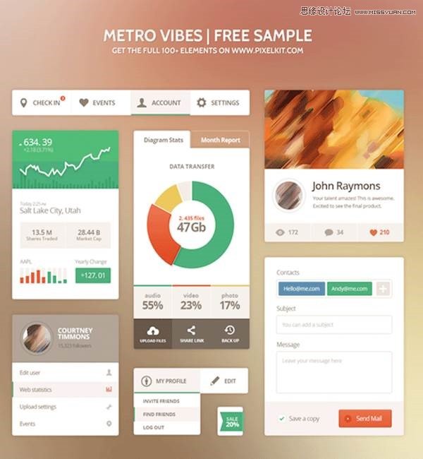 clip_image026 30款精致大氣的的網(wǎng)頁UI套裝模板下載