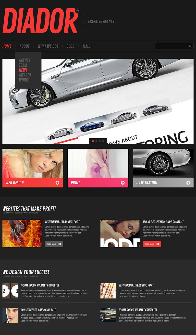 40款高質量的WordPress和Joomla模板