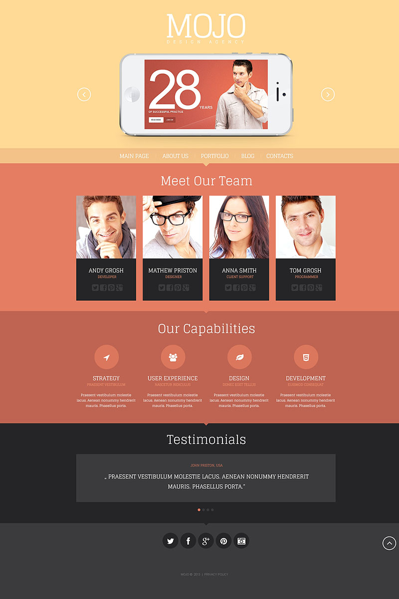 40款高質量的WordPress和Joomla模板