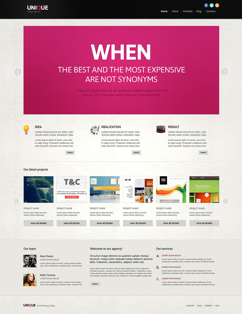 40款高質量的WordPress和Joomla模板