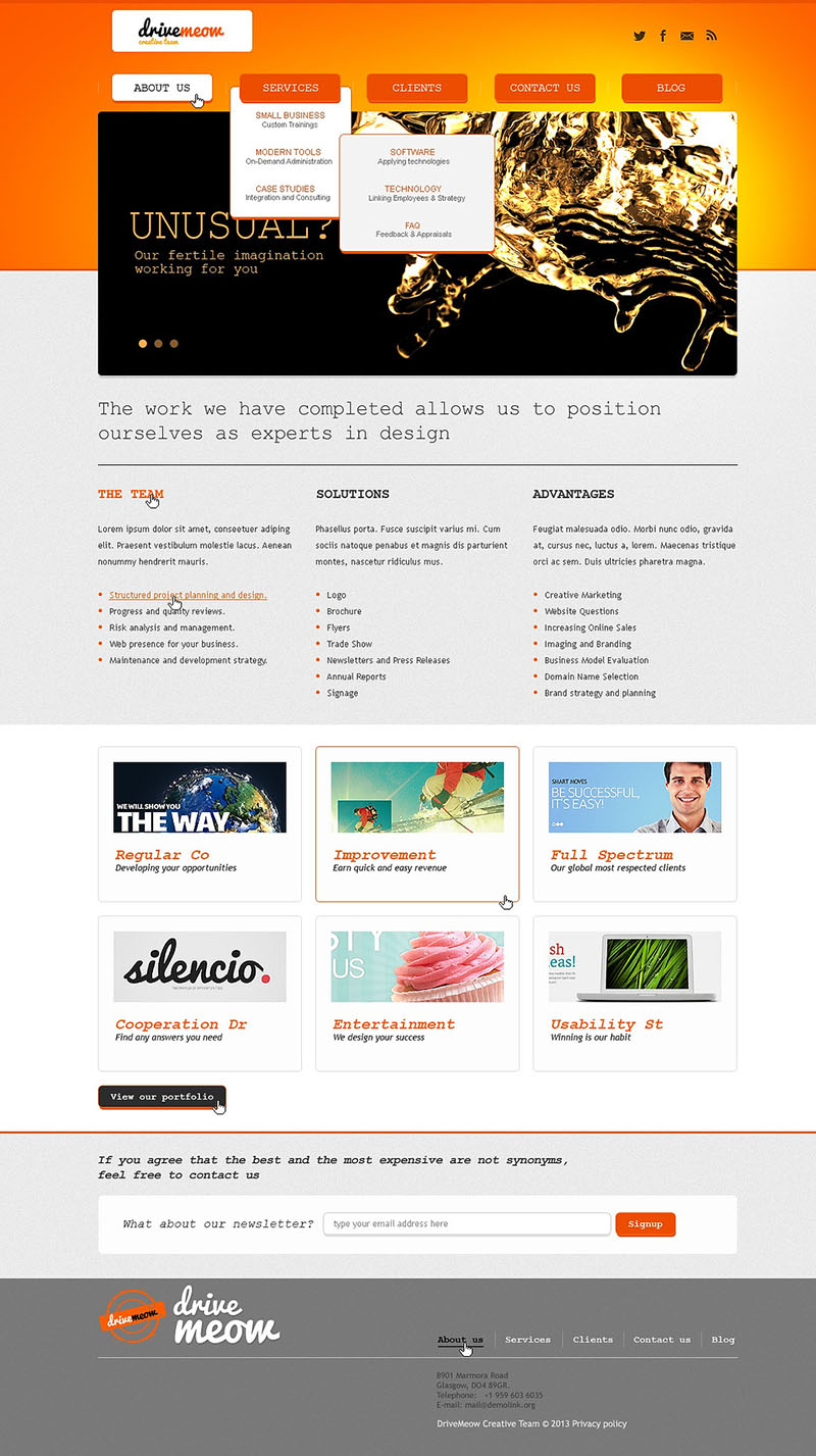 40款高質量的WordPress和Joomla模板