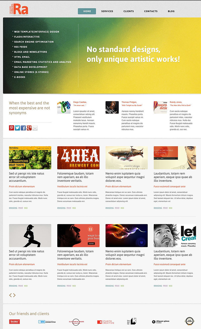 40款高質量的WordPress和Joomla模板