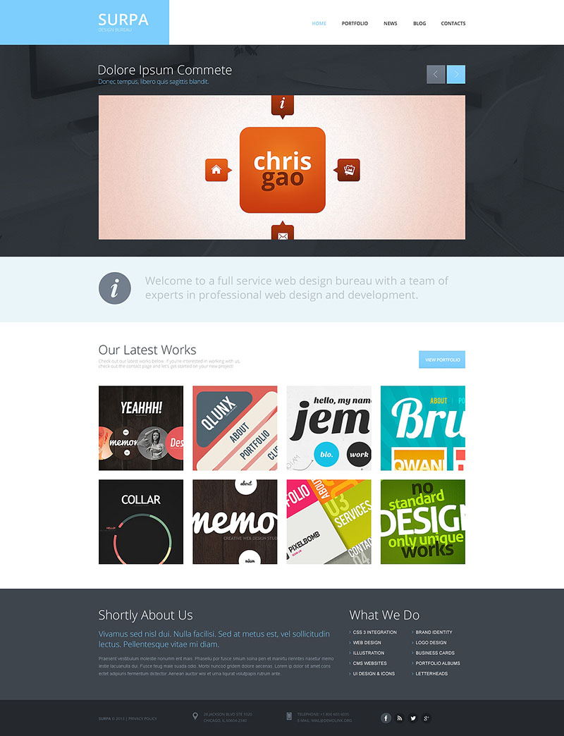 40款高質量的WordPress和Joomla模板