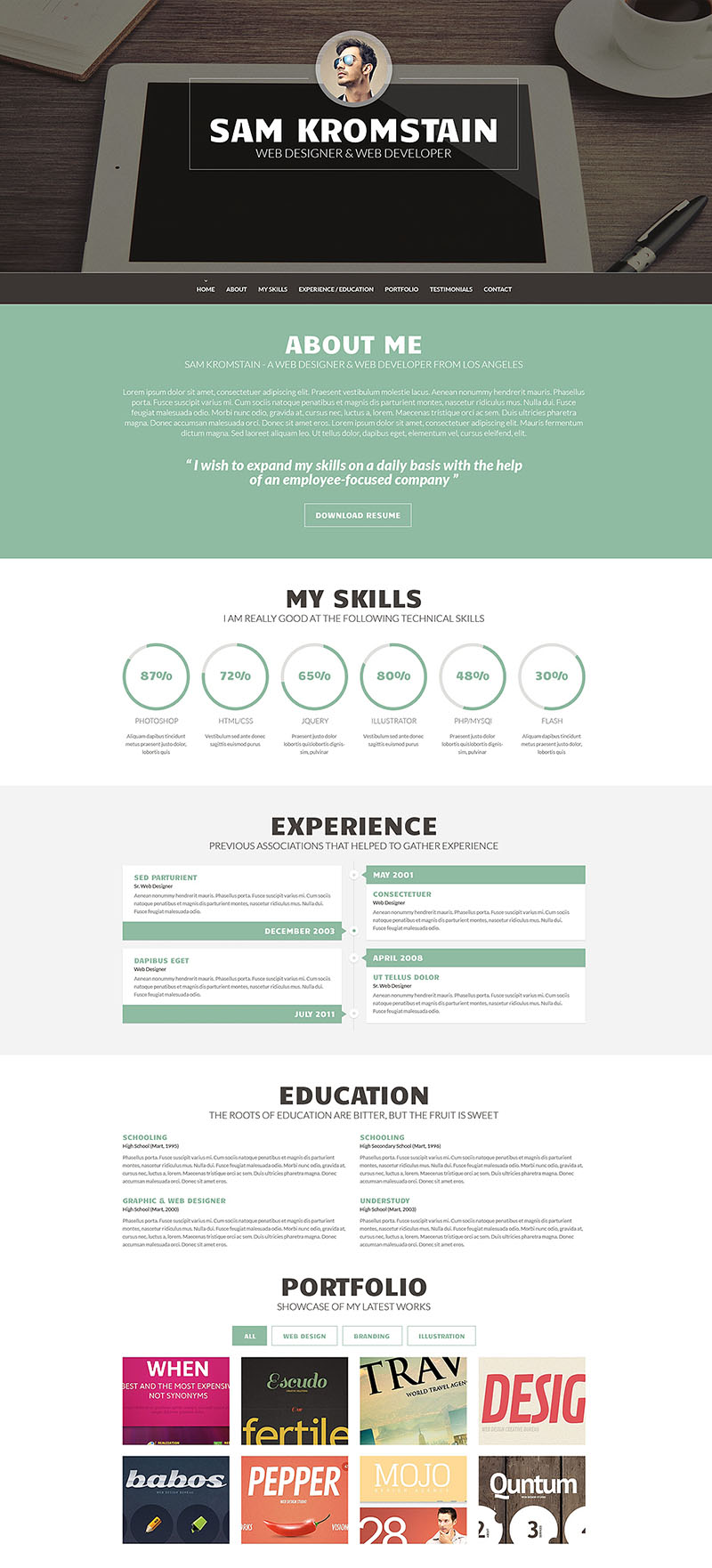 40款高質量的WordPress和Joomla模板