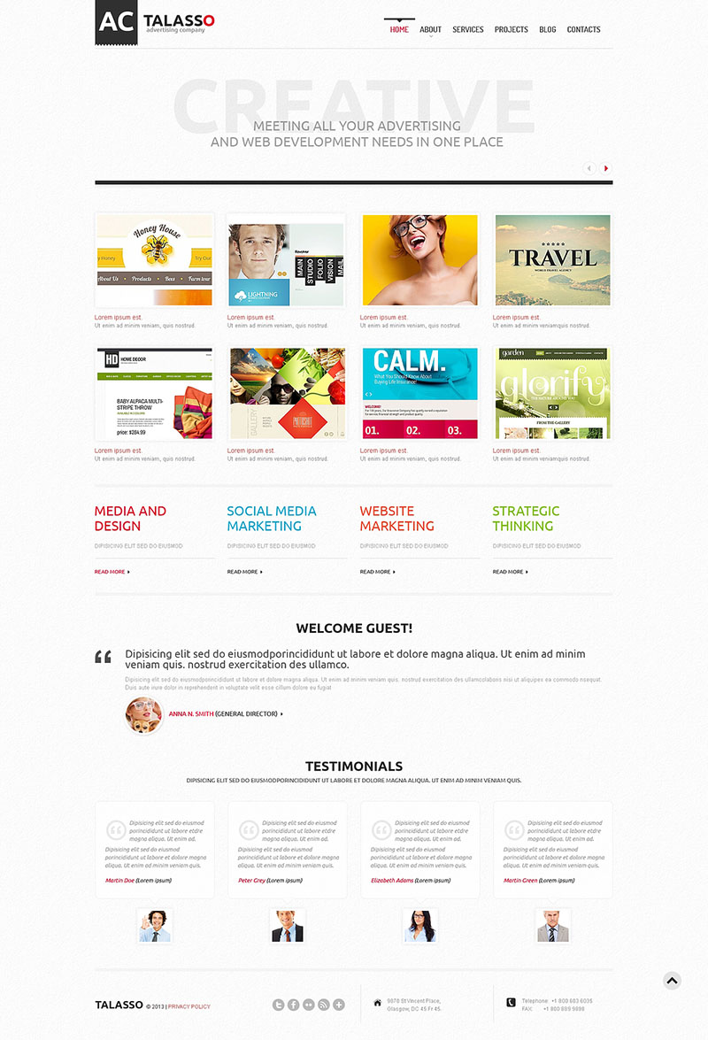 40款高質量的WordPress和Joomla模板