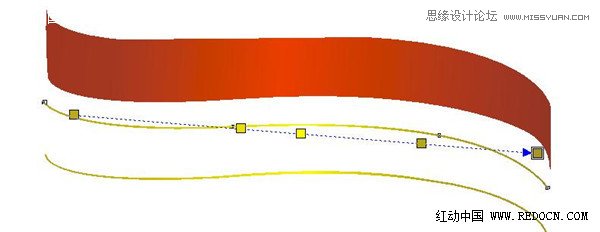 Coreldraw制作漂亮的圣誕節(jié)紅色絲帶