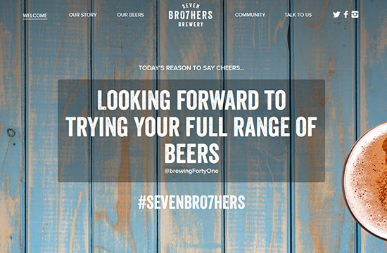 39款靈感爆棚的單頁風格網站設計欣賞