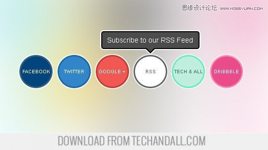 33款CSS3實現的絢麗鼠標懸停效果分享