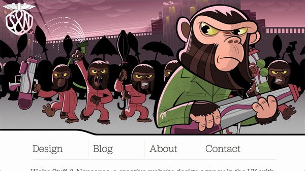 19款卡通風格的人物網頁設計欣賞