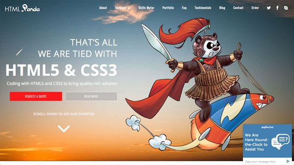 19款卡通風格的人物網頁設計欣賞