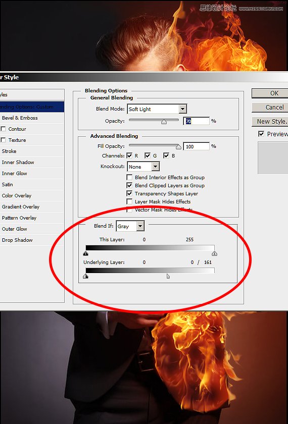 Photoshop制作超酷的火焰燃燒人物效果圖