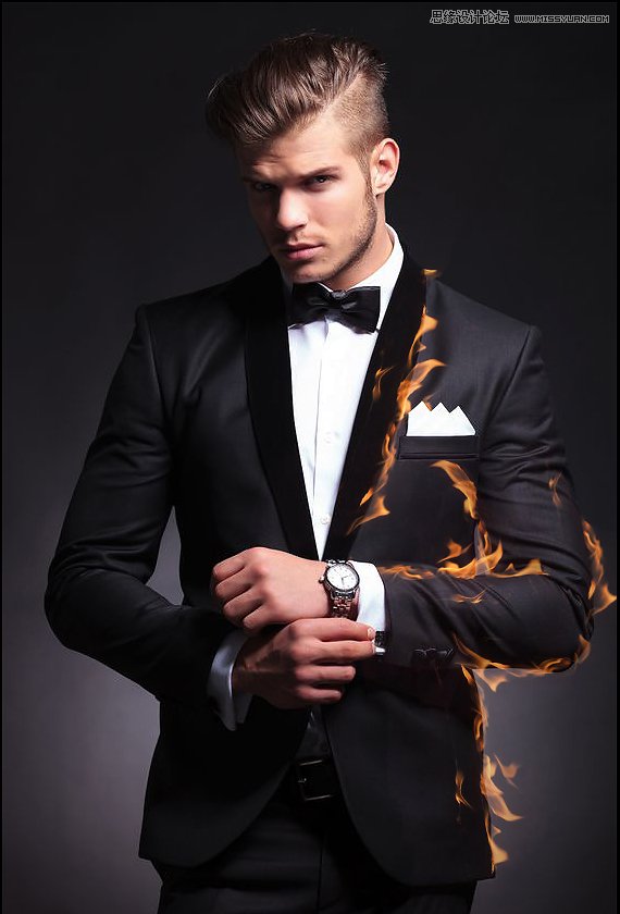 Photoshop制作超酷的火焰燃燒人物效果圖