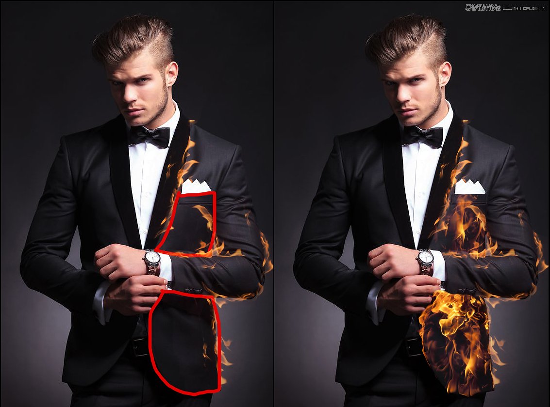 Photoshop制作超酷的火焰燃燒人物效果圖