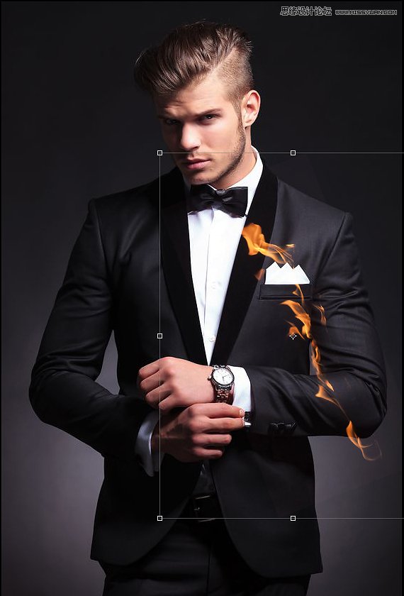 Photoshop制作超酷的火焰燃燒人物效果圖