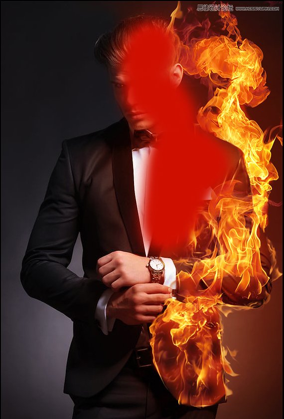 Photoshop制作超酷的火焰燃燒人物效果圖