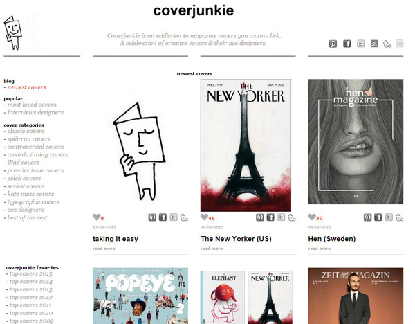 15款創意的靈感發掘類網頁設計欣賞