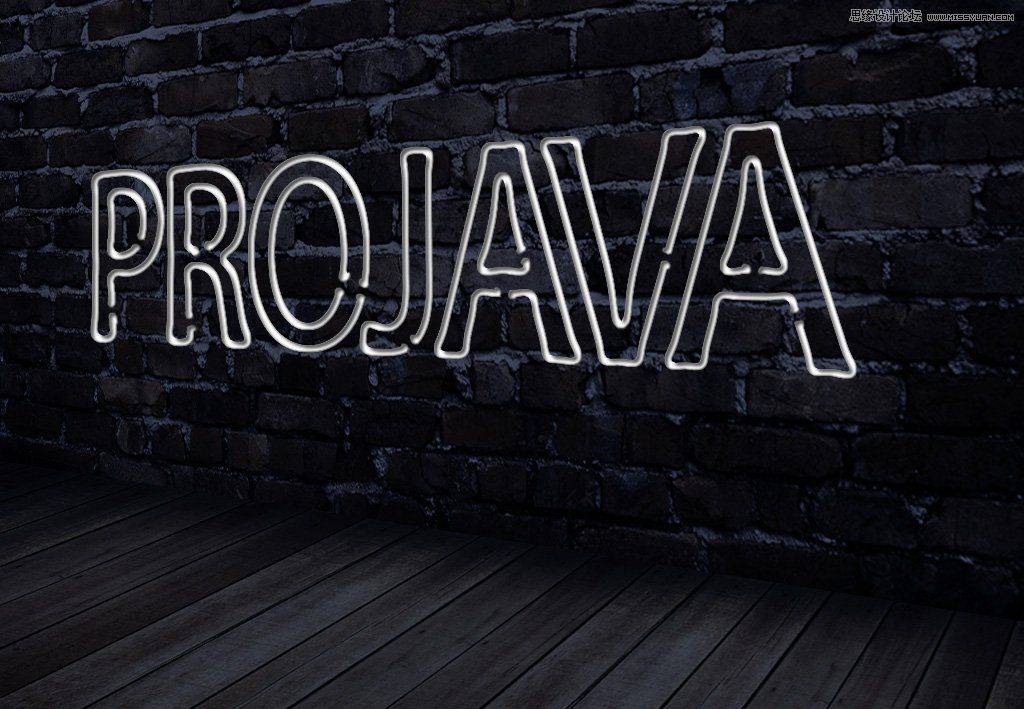 Photoshop制作超酷的藍色霓虹燈效果圖